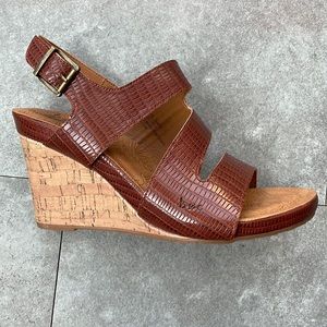 Ladies Brown Wedges
